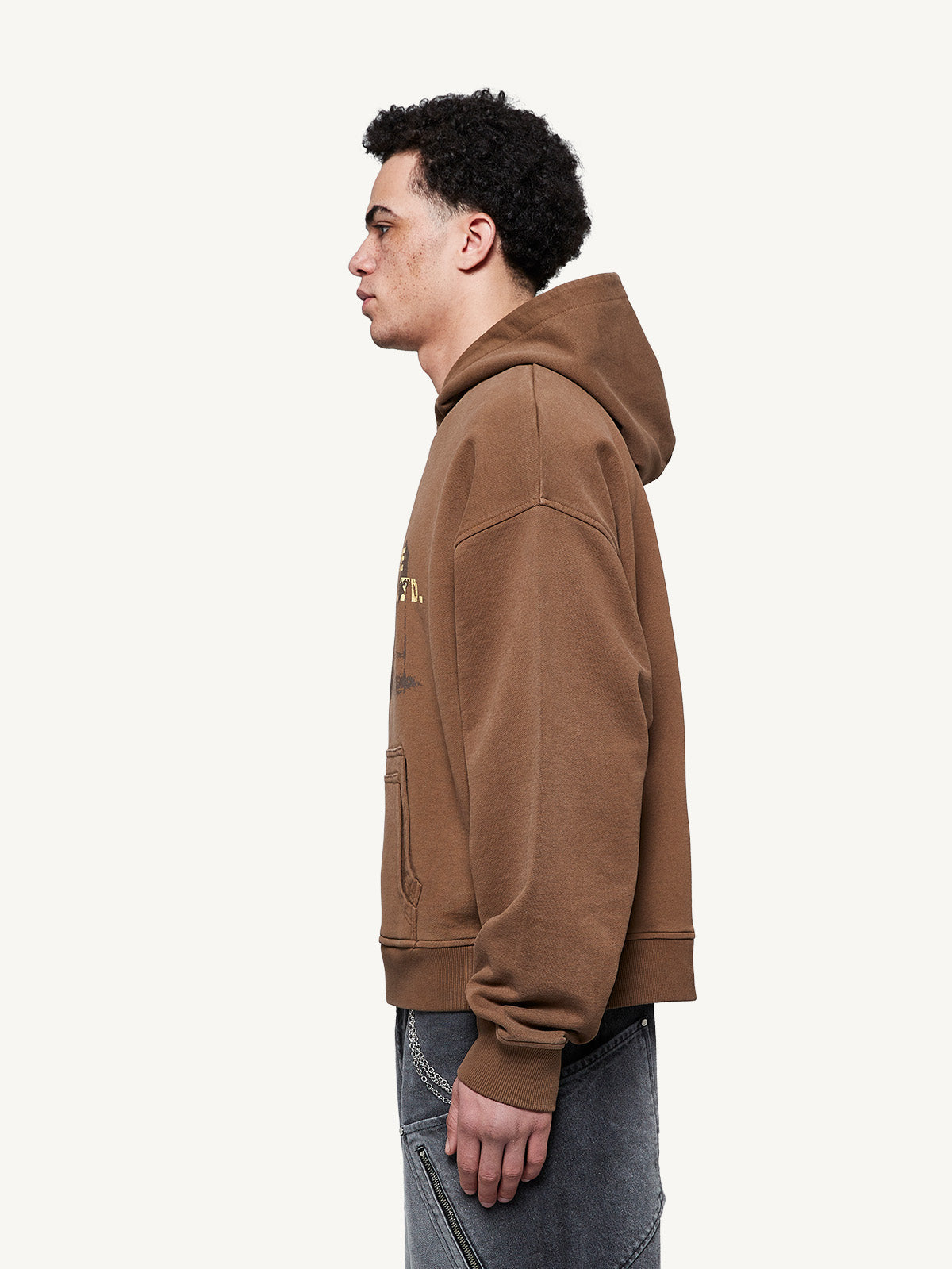 INDUSTRY HOODIE - RUST BROWN