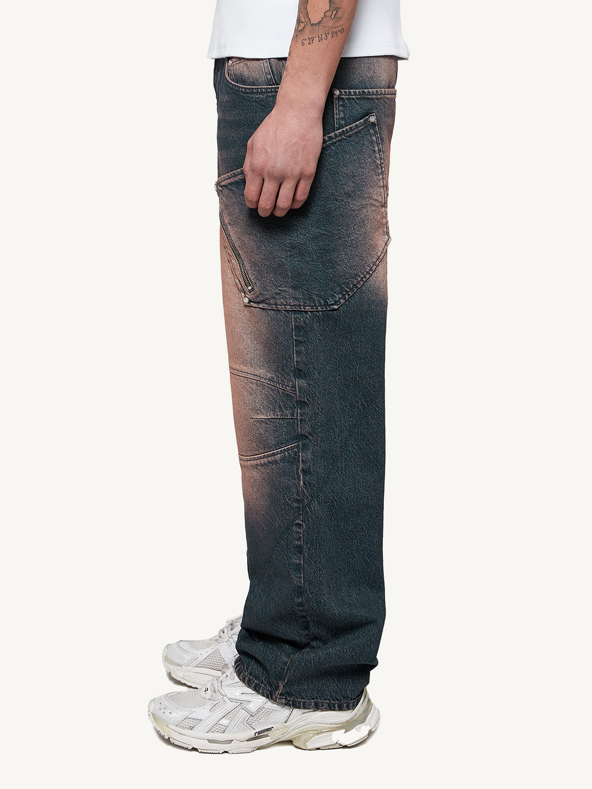 JEANS - RUST BROWN