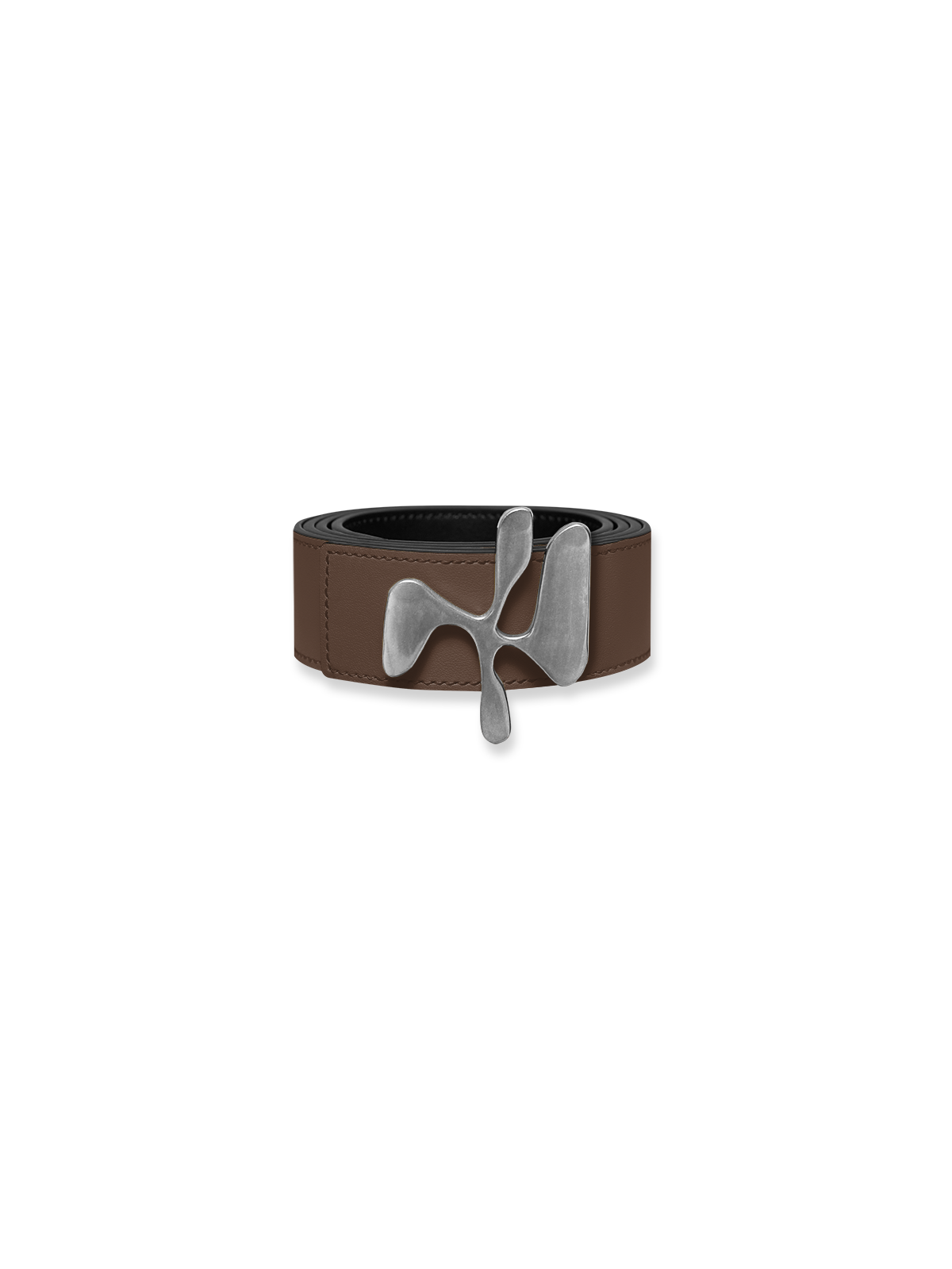 INDUSTRY BELT - REVERSIBLE BROWN