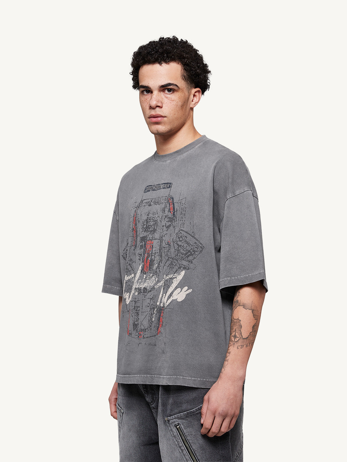 RACING SHIRT - ACID GREY