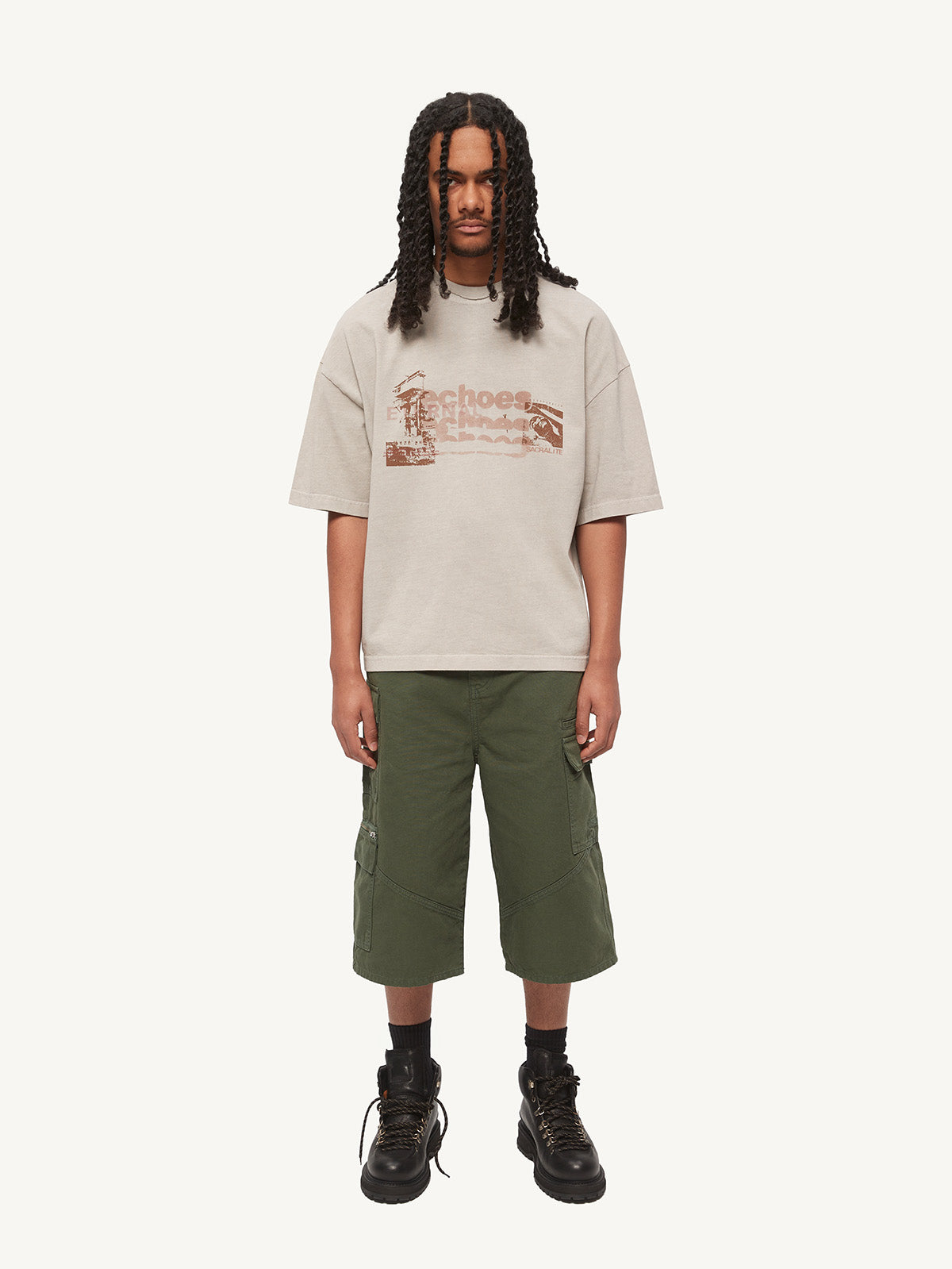 CARGO SHORTS - OLIVE