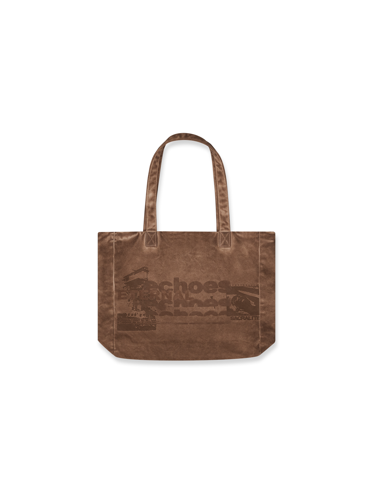 ECHOES TOTE BAG - VINTAGE BROWN