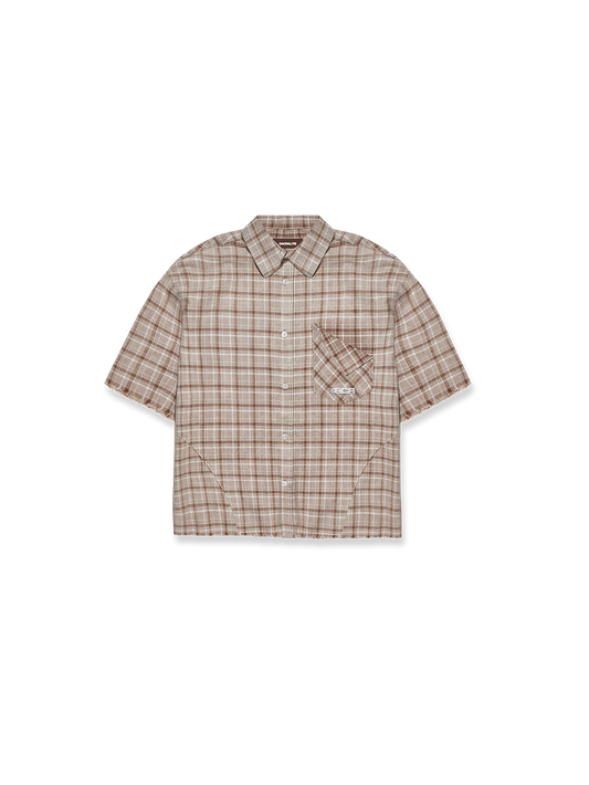 SCR FLANNEL SHIRT - BROWN
