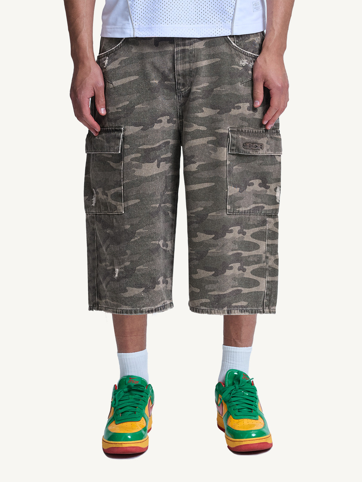 CARGO SHORTS - CAMO