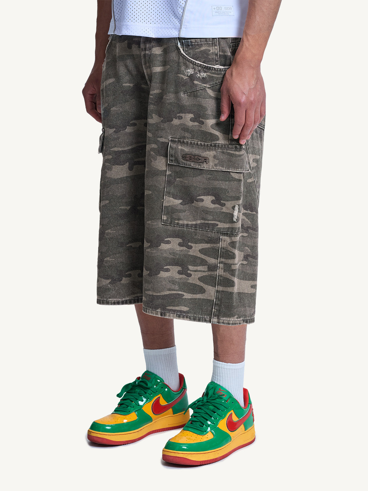 CARGO SHORTS - CAMO