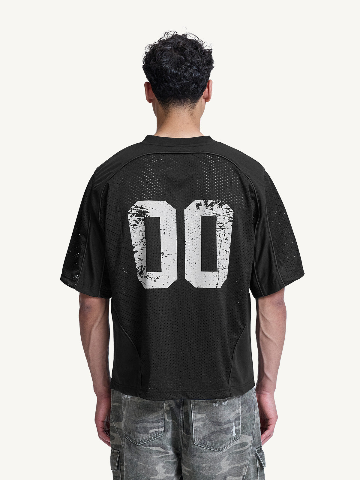 MESH TSHIRT - BLACK