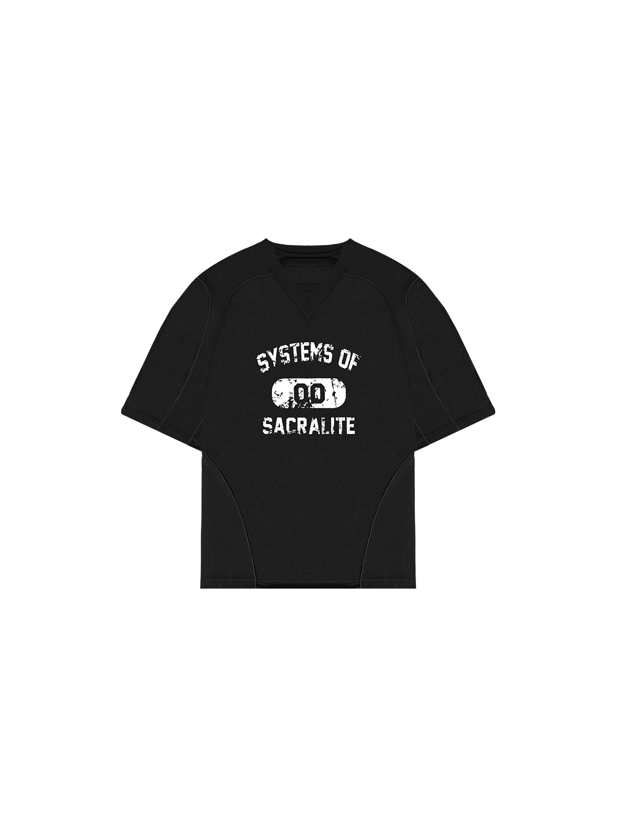 MESH TSHIRT - BLACK