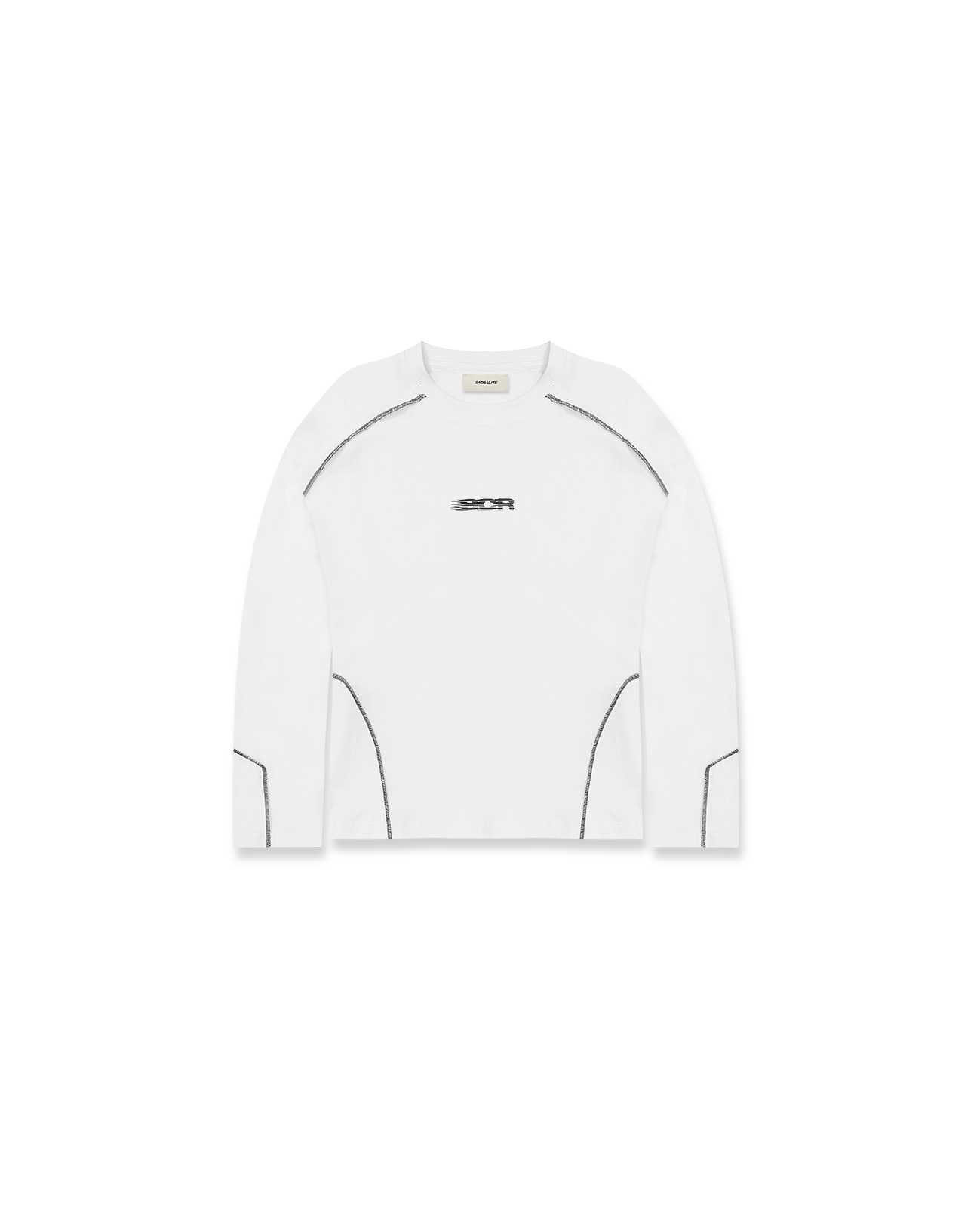 RUSTIC STITCH LONGSLEEVE - WHITE