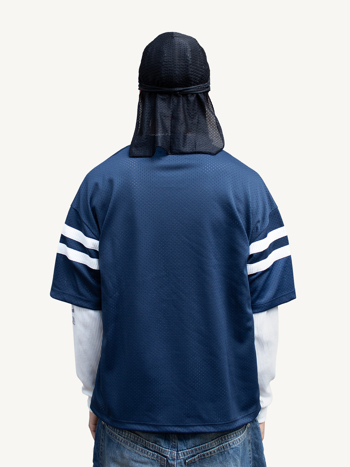 MESH WAFFLE L/S - BLUE
