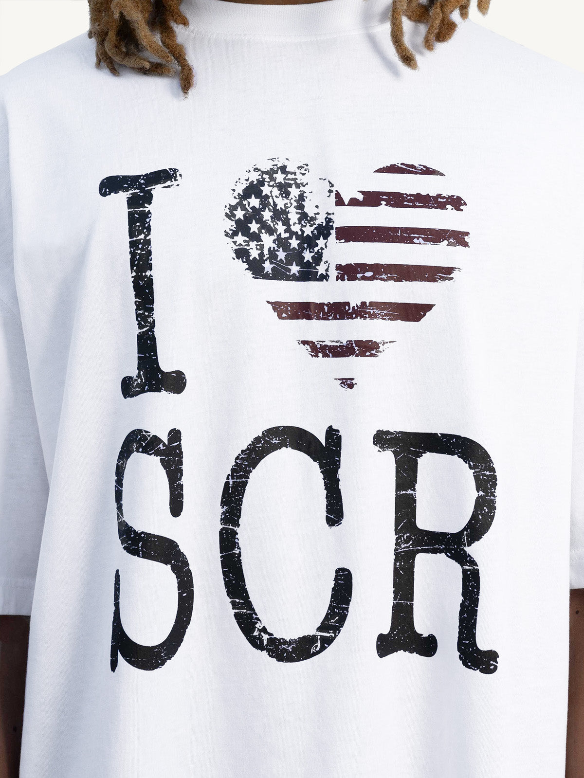 SCR USA TSHIRT - WHITE