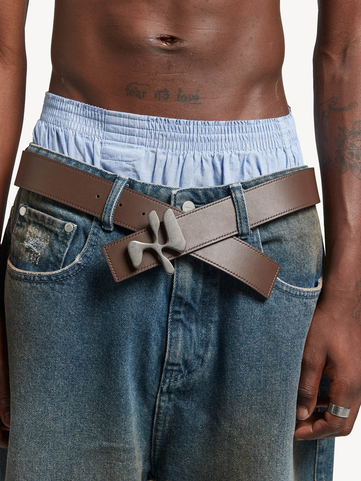 INDUSTRY BELT - REVERSIBLE BROWN