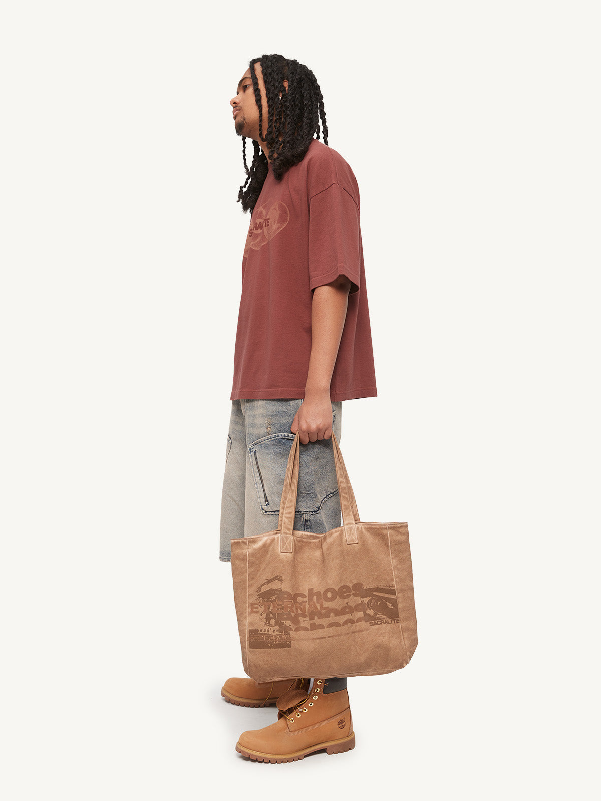ECHOES TOTE BAG - VINTAGE BROWN