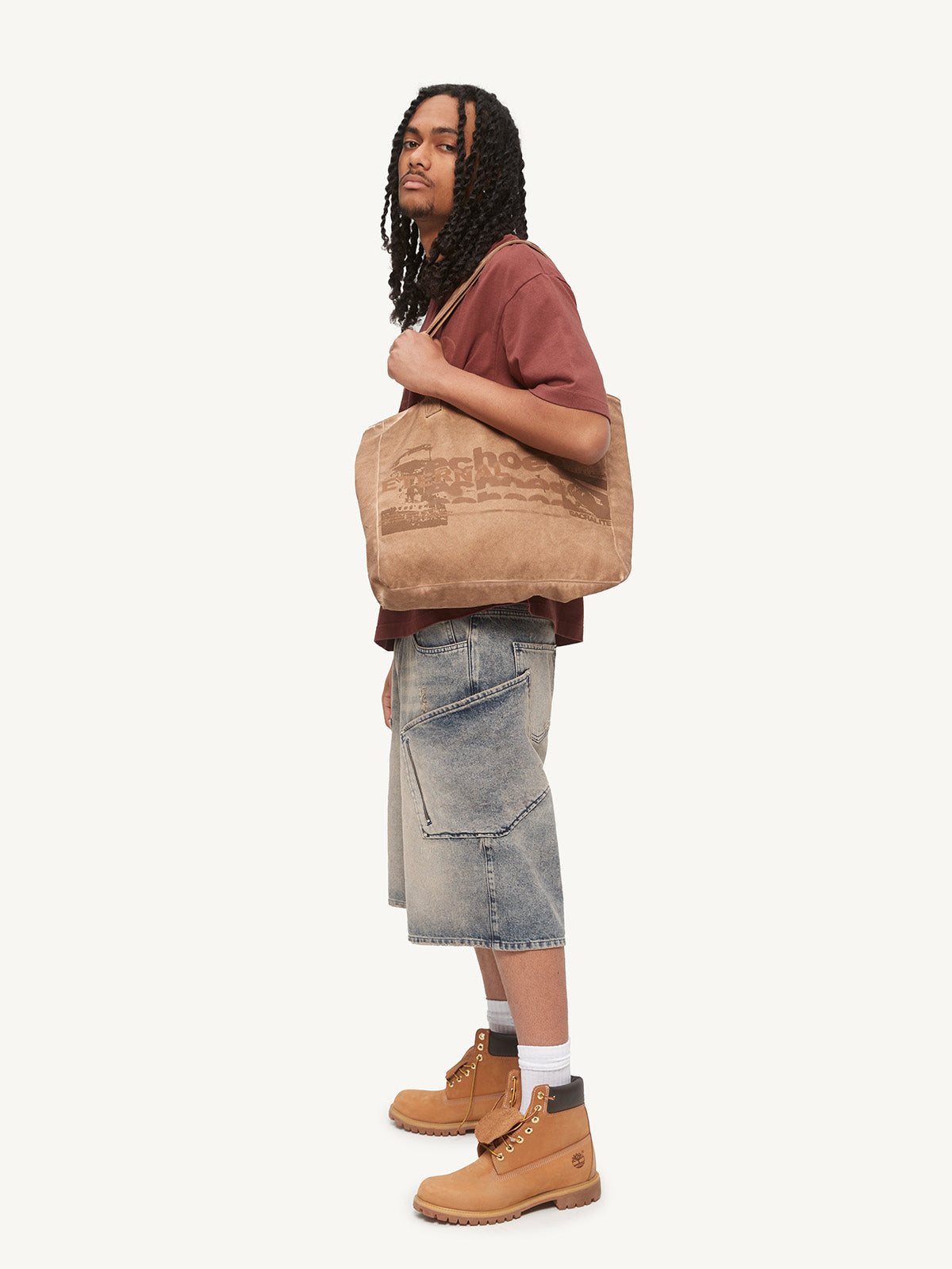 ECHOES TOTE BAG - VINTAGE BROWN