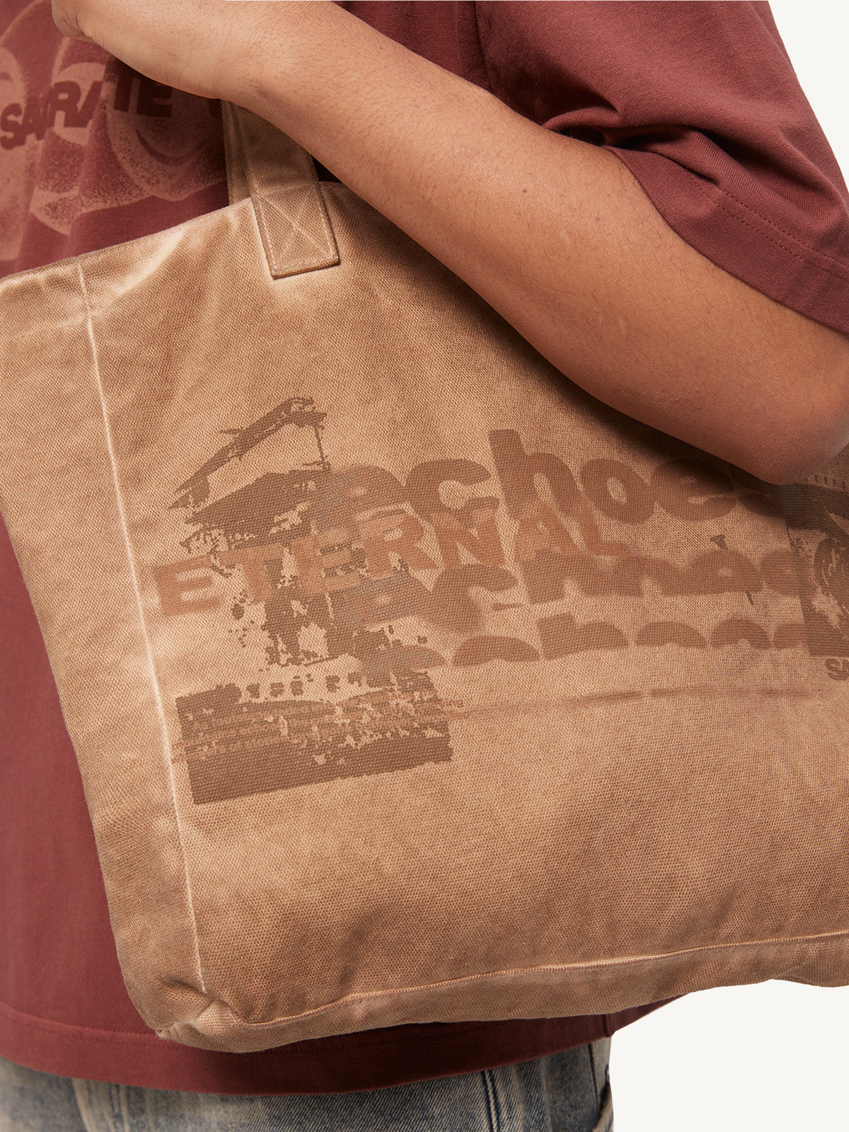 ECHOES TOTE BAG - VINTAGE BROWN