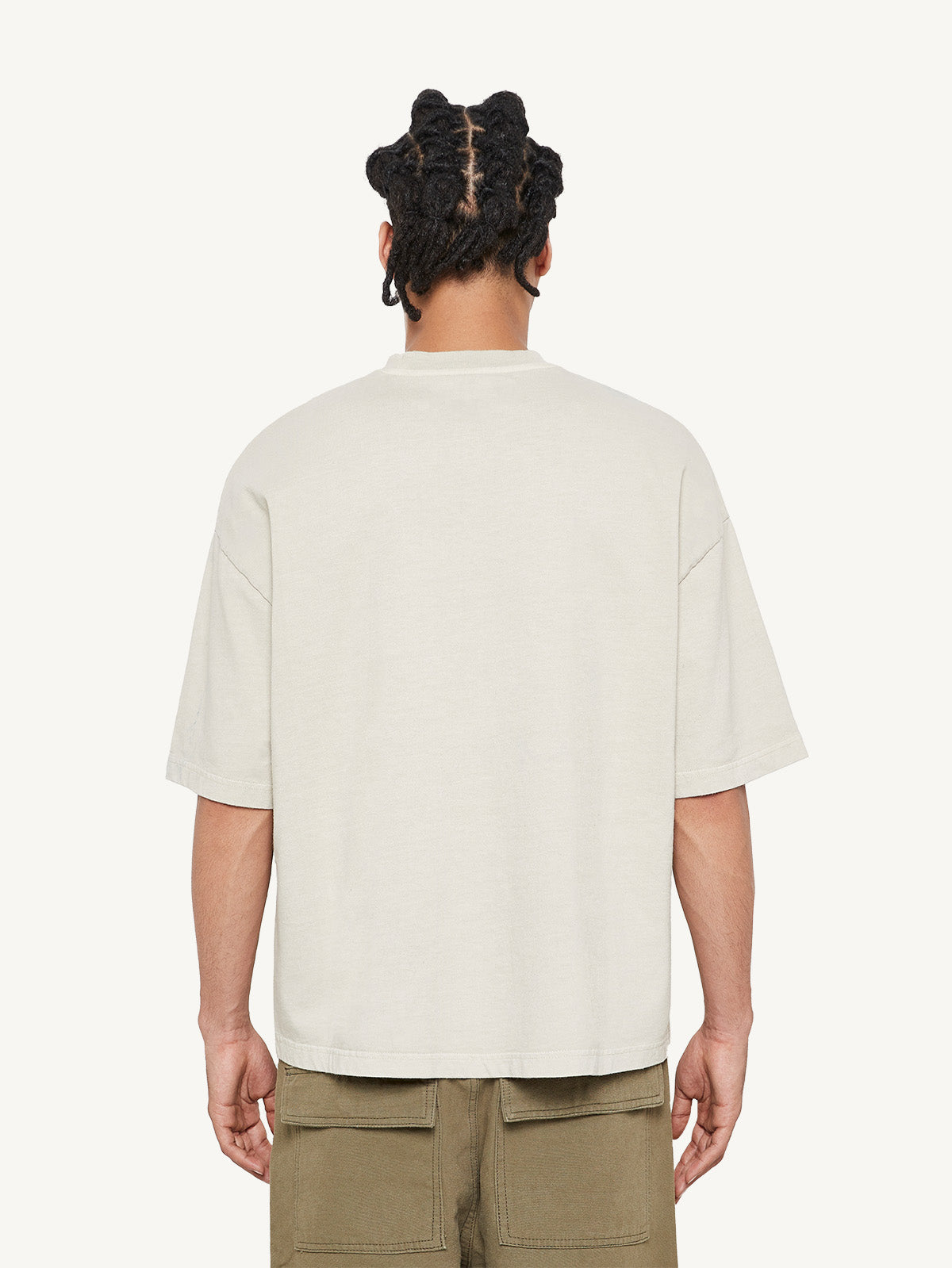 FORREST TSHIRT - BEIGE ACID WASH