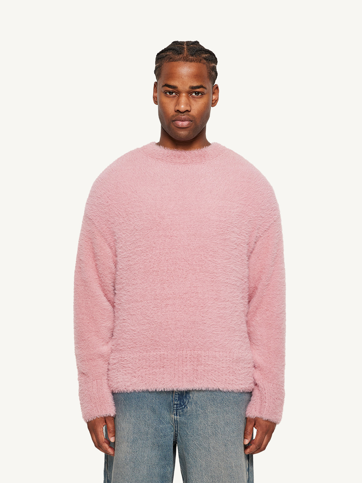 KNIT SWEATER - ROSÉ