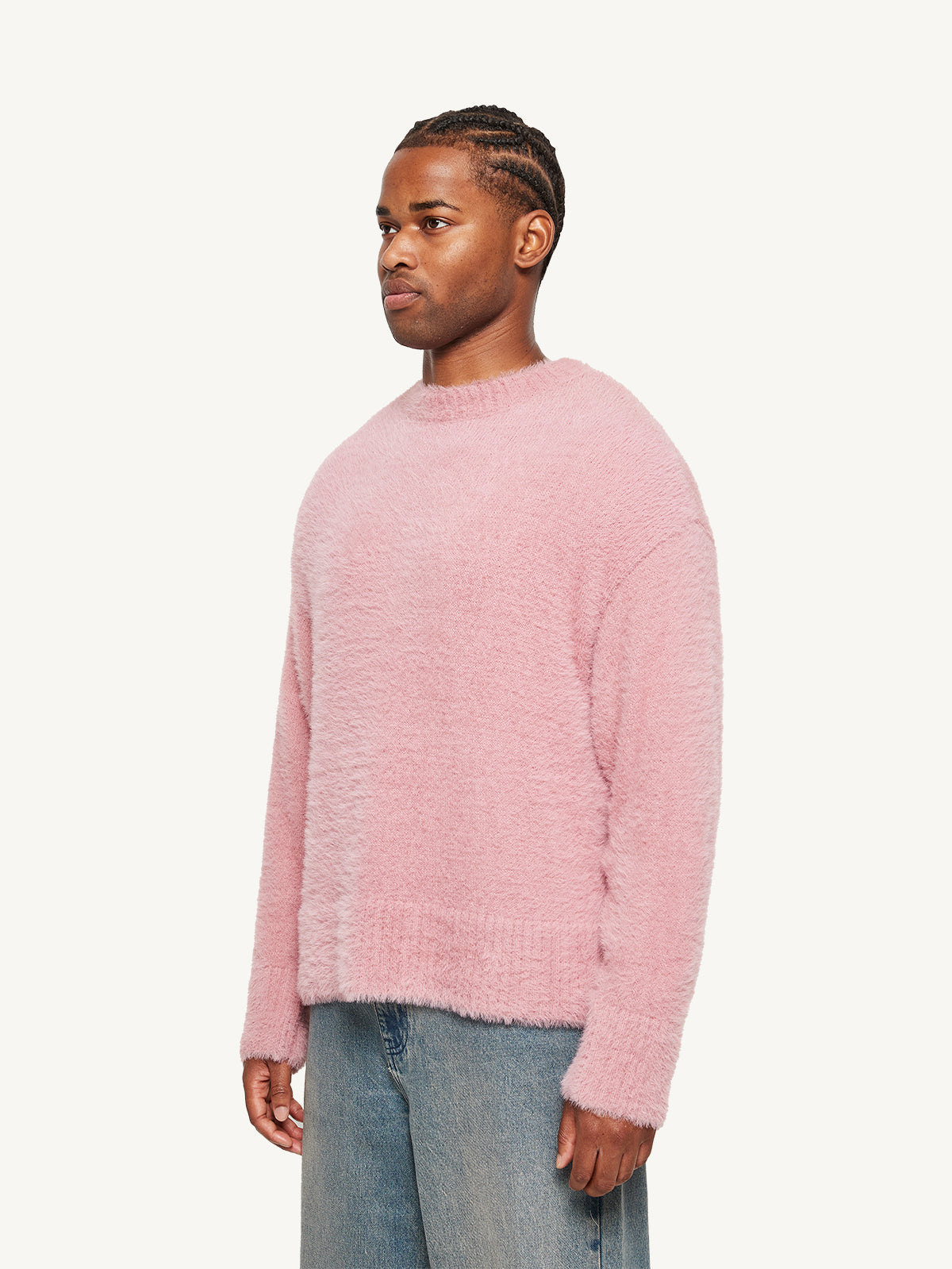 KNIT SWEATER - ROSÉ