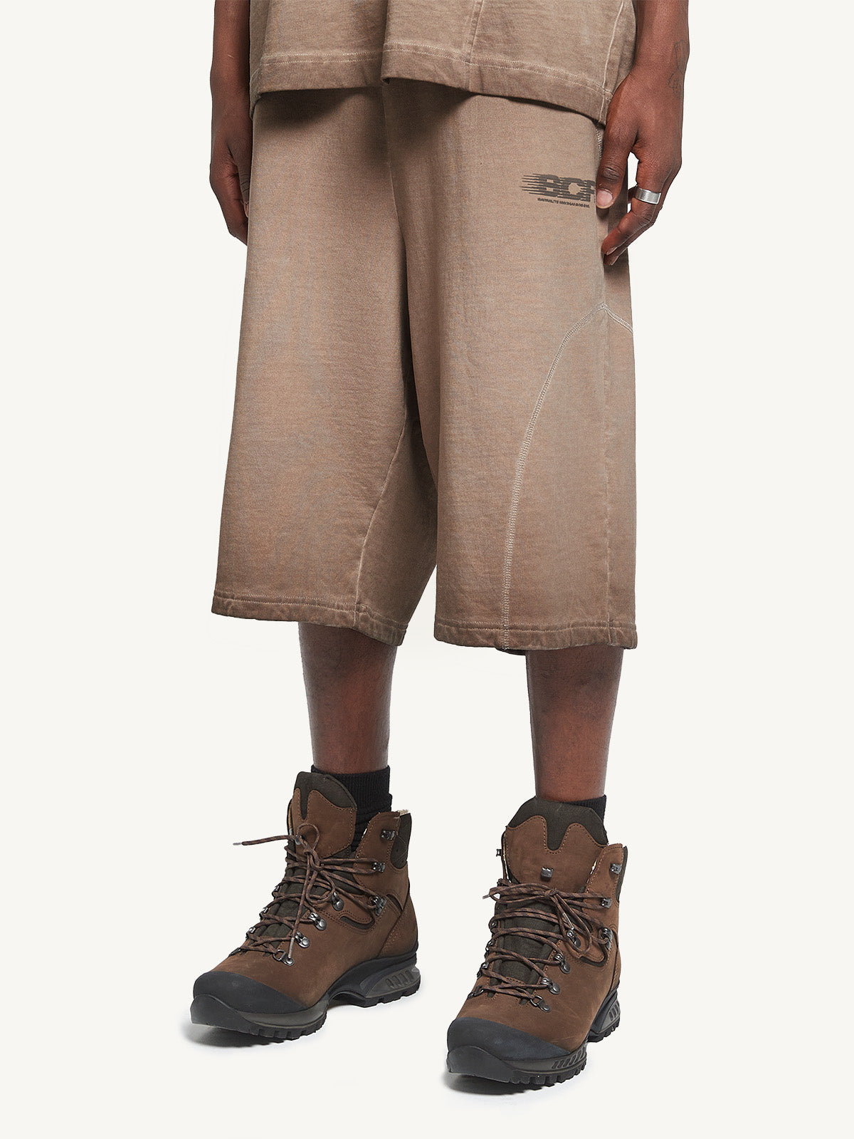 SCR COTTON SHORTS - BROWN