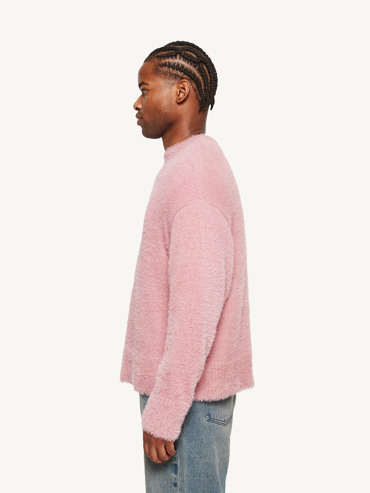 KNIT SWEATER - ROSÉ