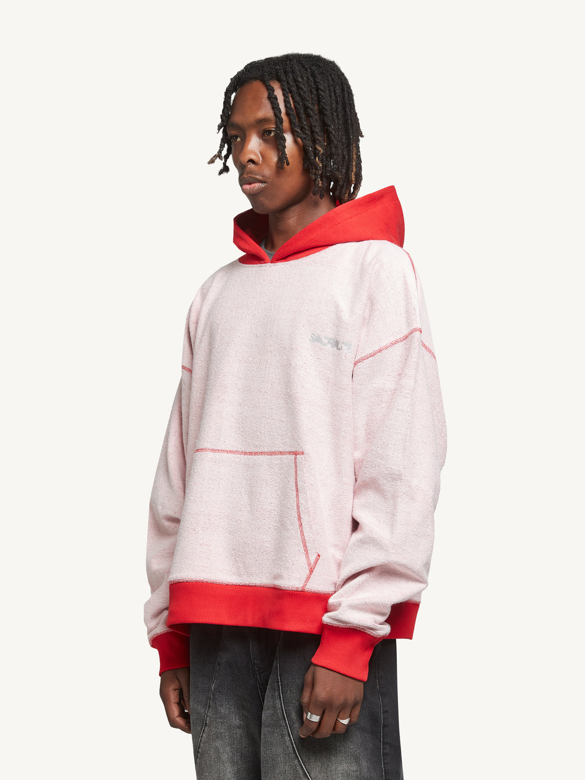 INSIDE OUT HOODIE - RED