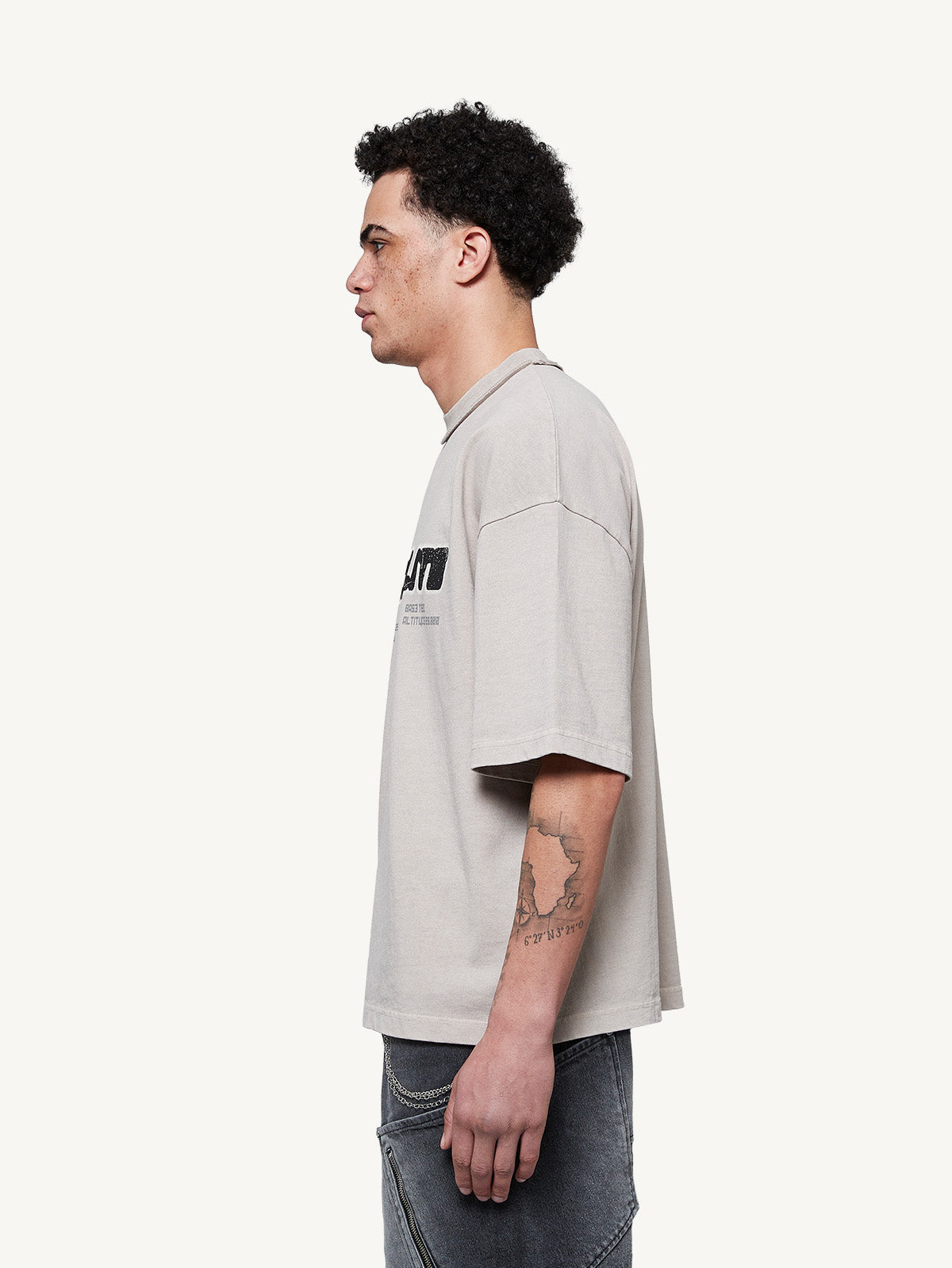 3M LOGO TSHIRT - GREY ACID WASH