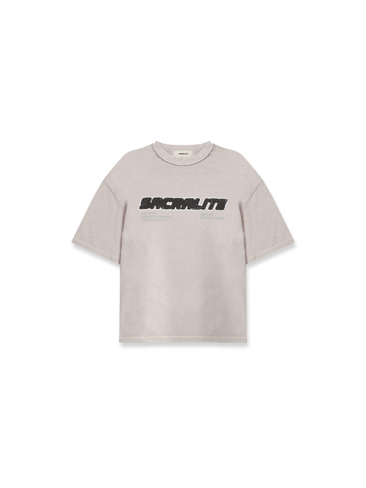 3M LOGO TSHIRT - GREY ACID WASH