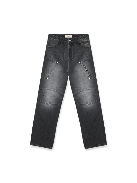 JEANS - WASHED GREY