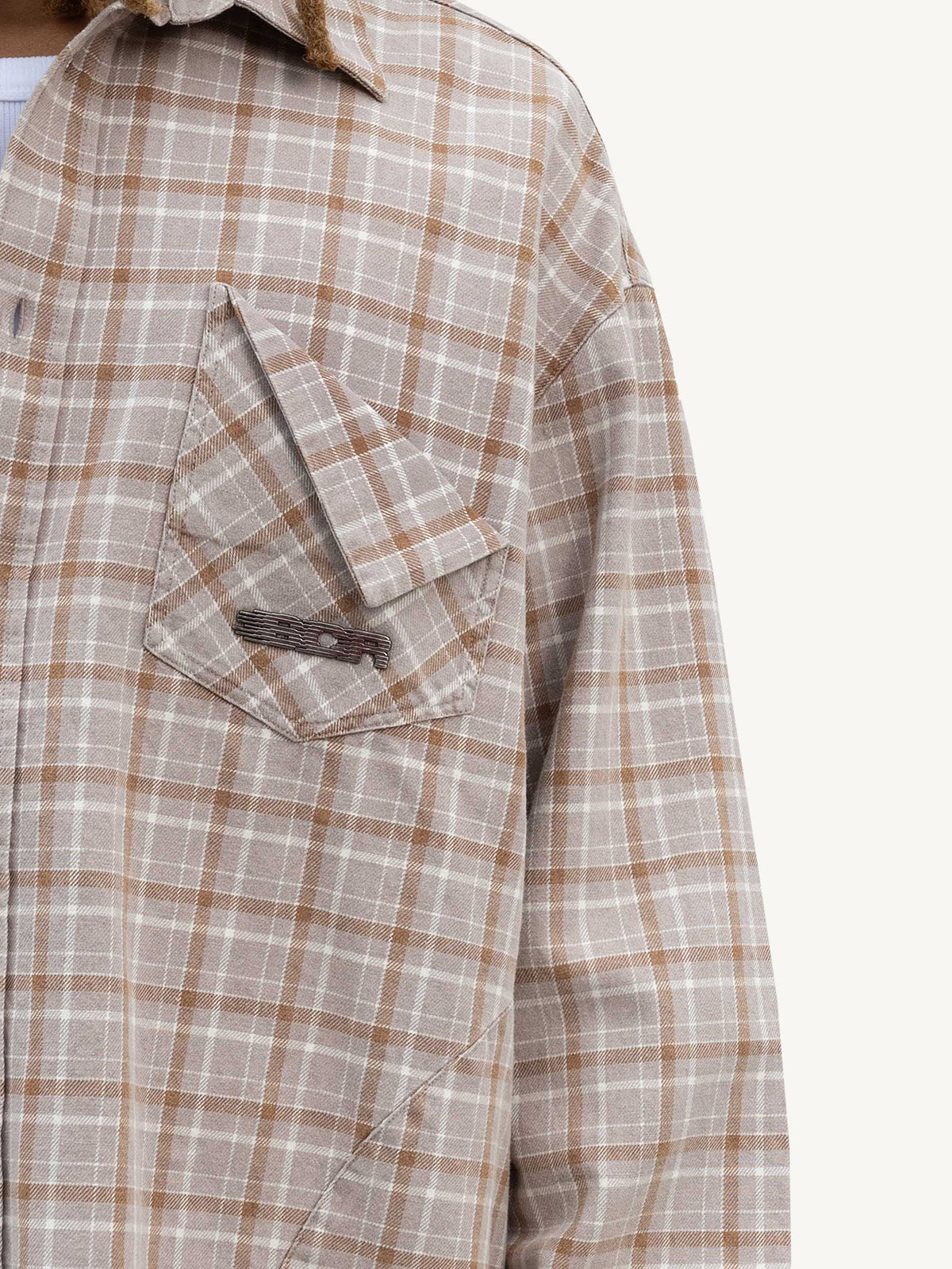 SCR FLANNEL - BROWN