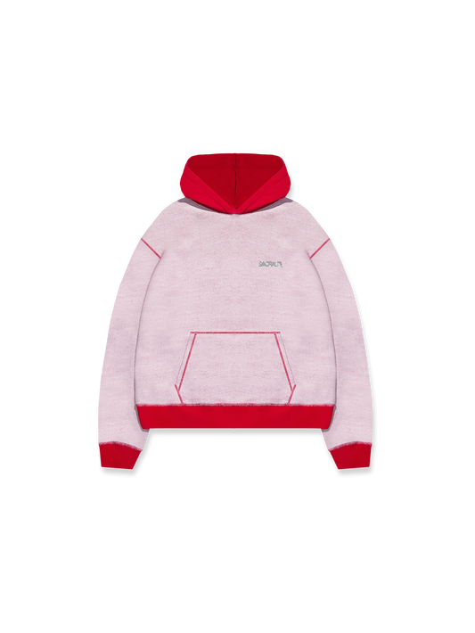 INSIDE OUT HOODIE - RED