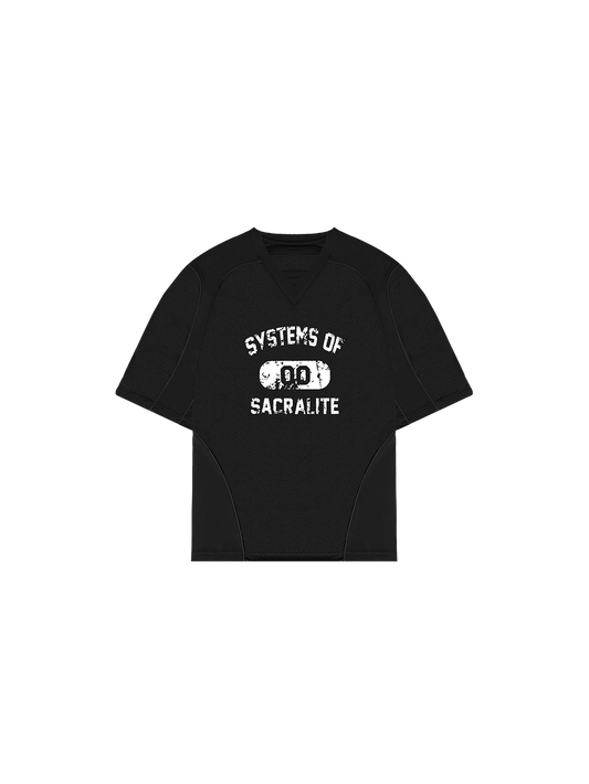 MESH TSHIRT - BLACK