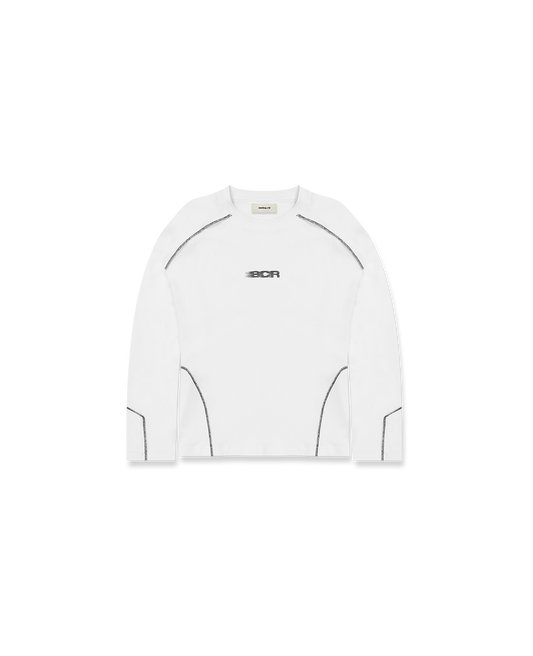 RUSTIC STITCH LONGSLEEVE - WHITE