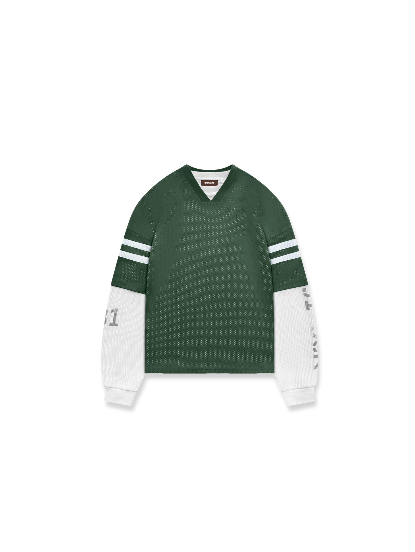MESH WAFFLE L/S - GREEN