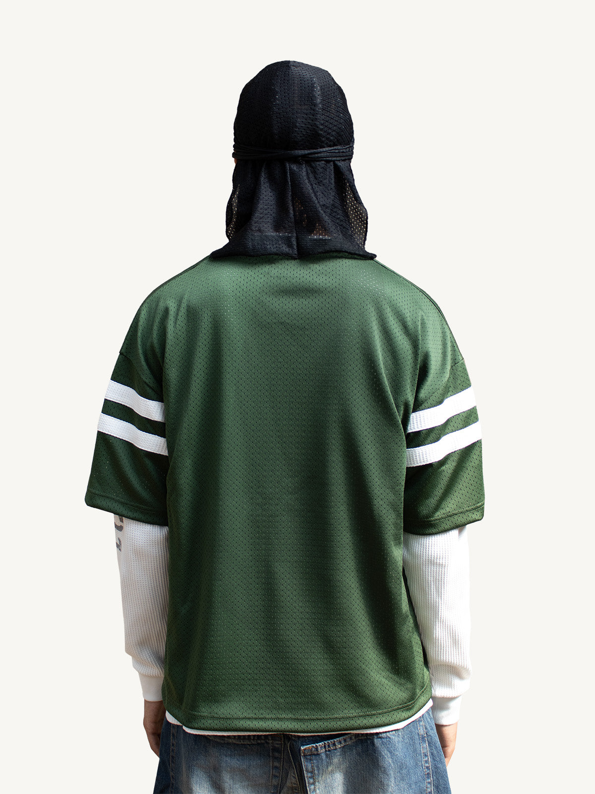 MESH WAFFLE L/S - GREEN