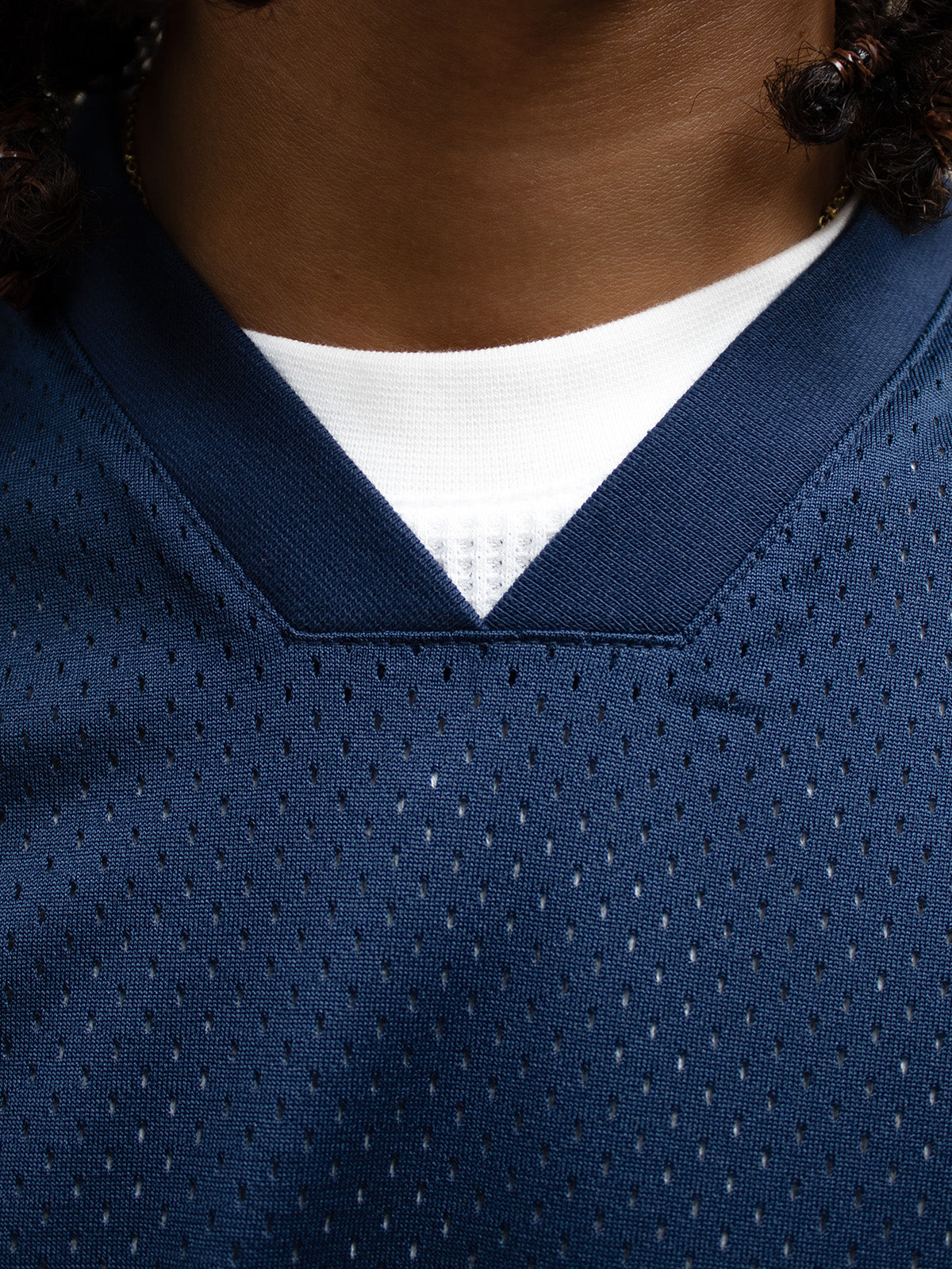 MESH WAFFLE L/S - BLUE