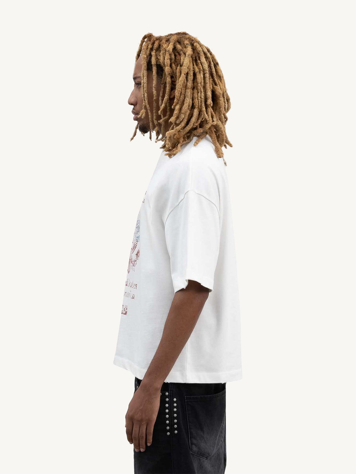 PASSPORT TSHIRT - OFF WHITE