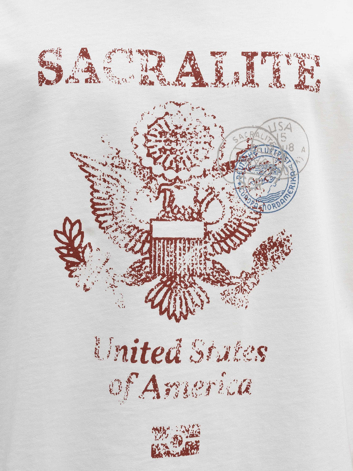 PASSPORT TSHIRT - OFF WHITE