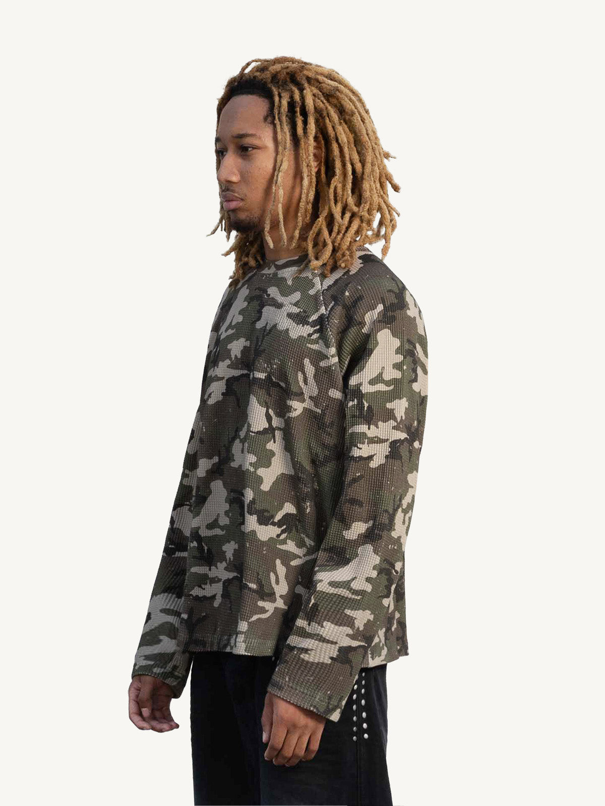 WAFFLE LONGSLEEVE - CAMO