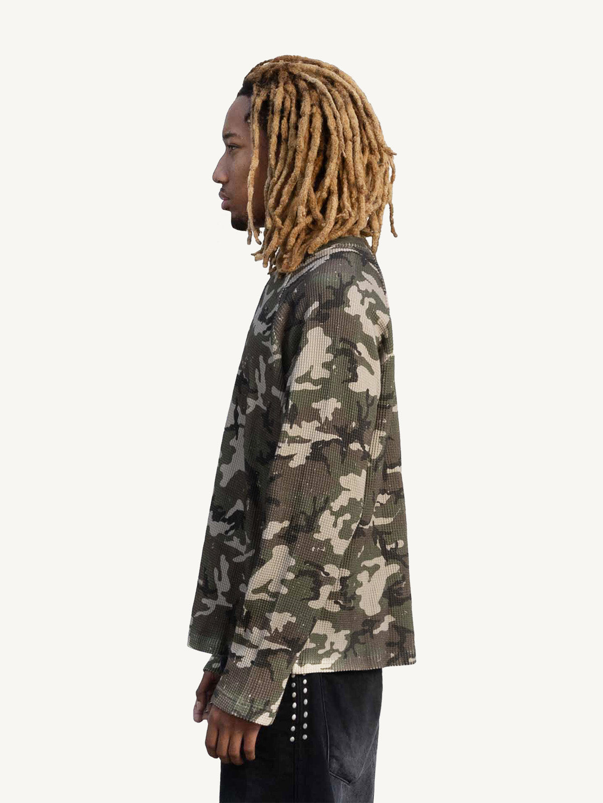WAFFLE LONGSLEEVE - CAMO