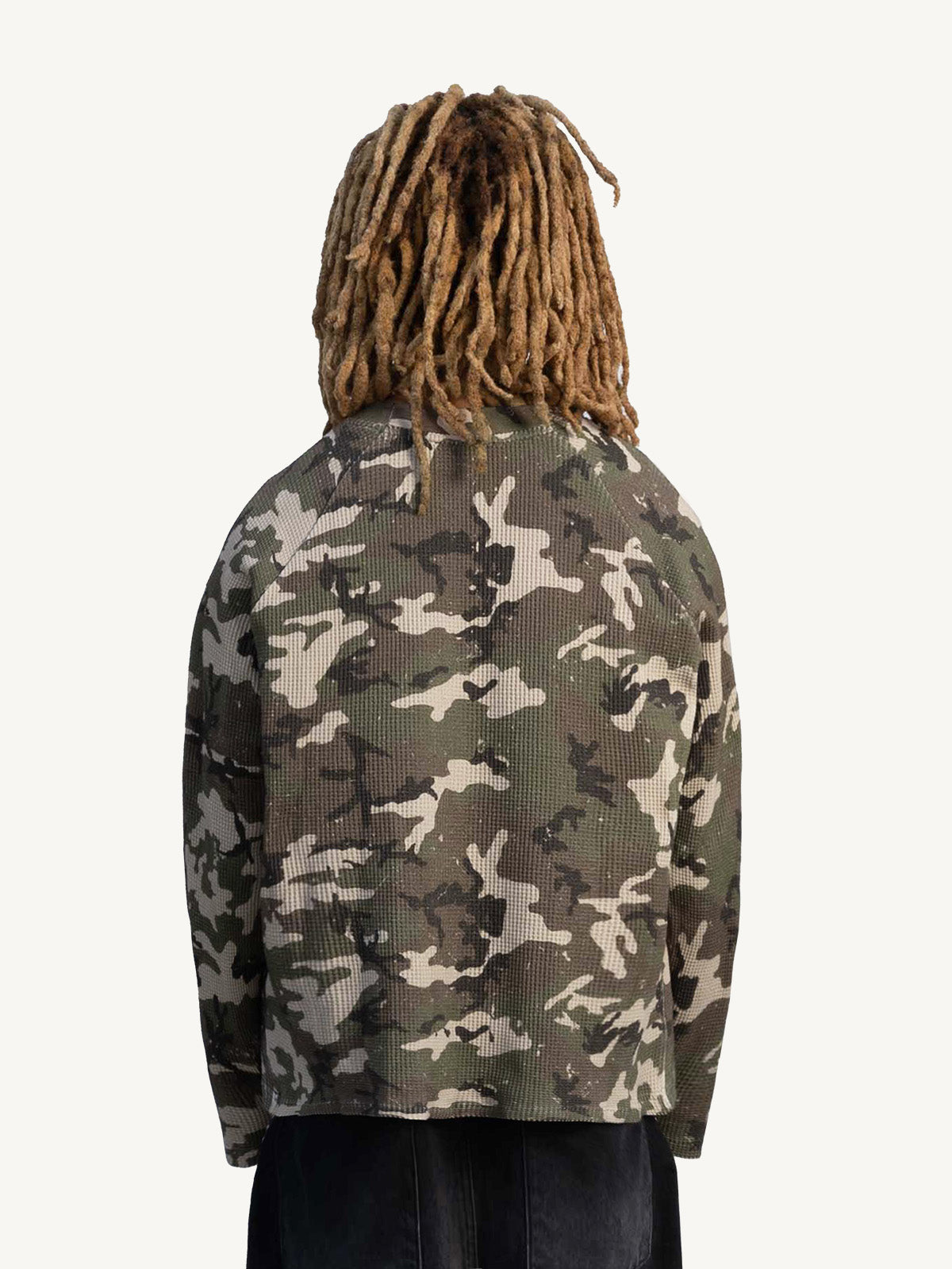 WAFFLE LONGSLEEVE - CAMO