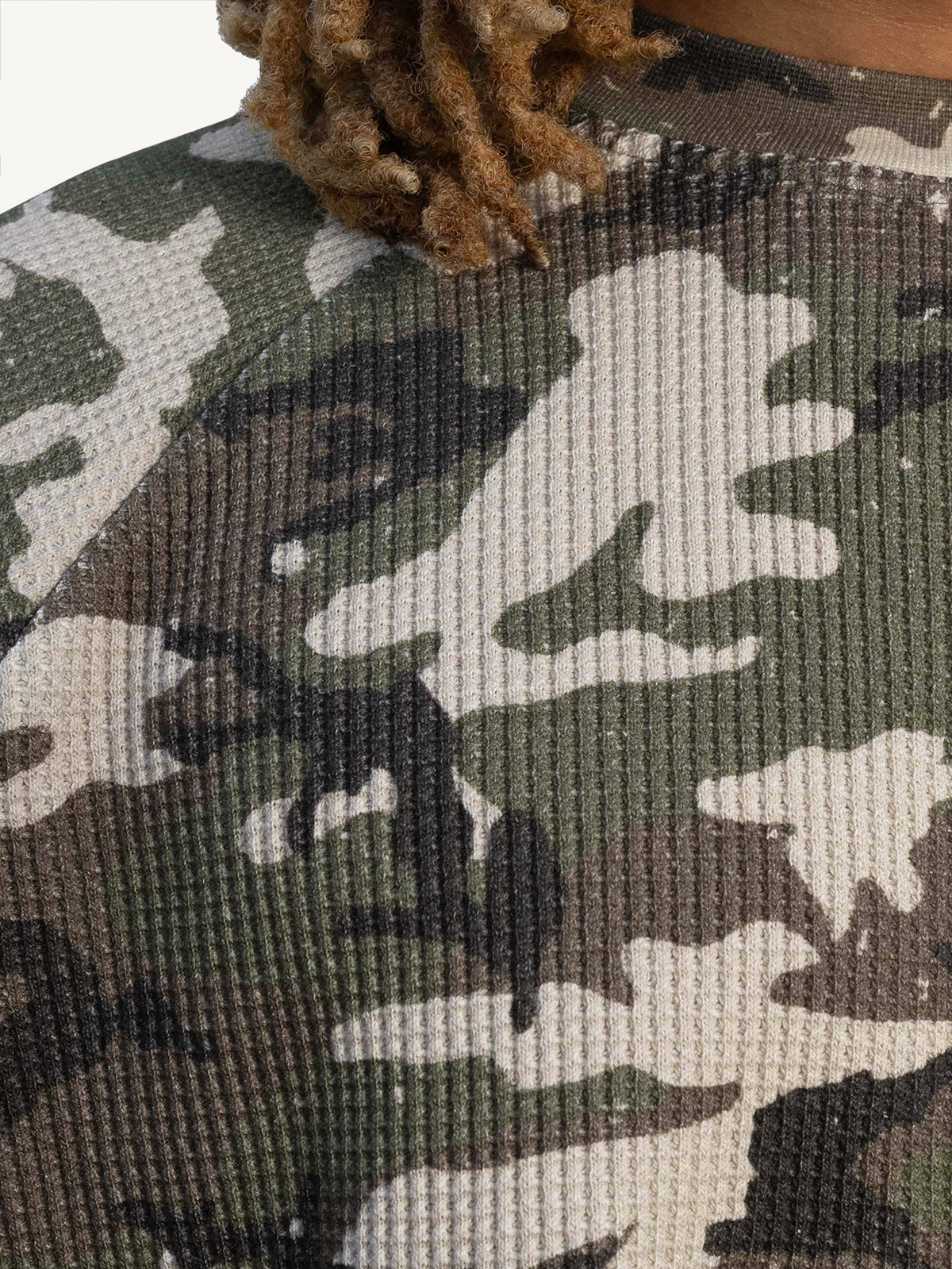WAFFLE LONGSLEEVE - CAMO