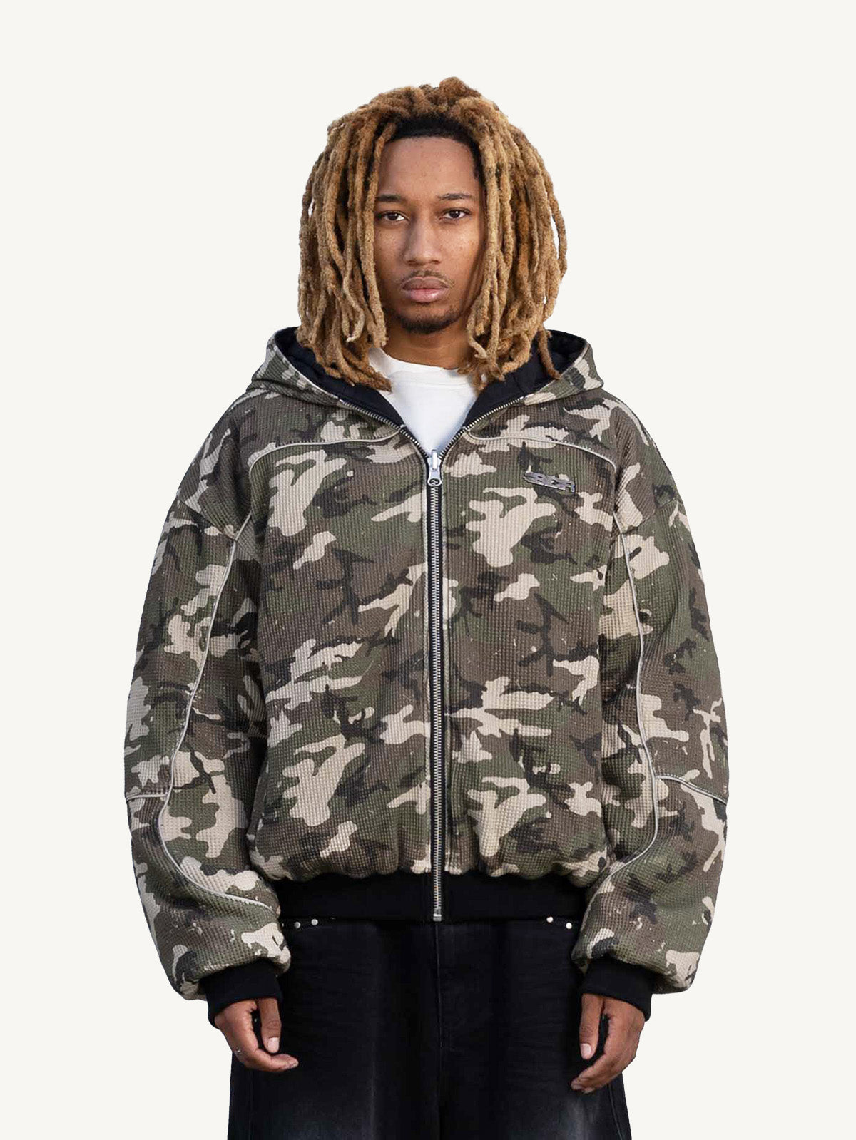 REVERSIBLE BOMBER JACKET - CAMO