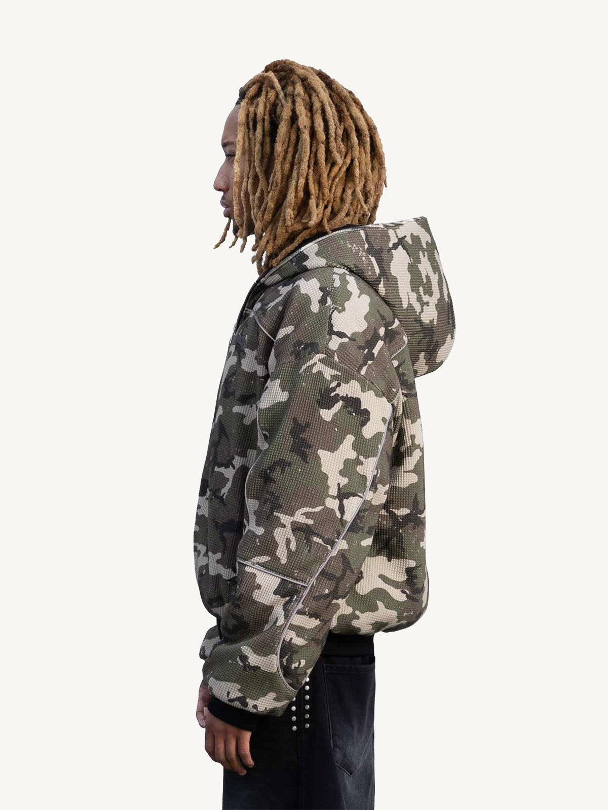 REVERSIBLE BOMBER JACKET - CAMO