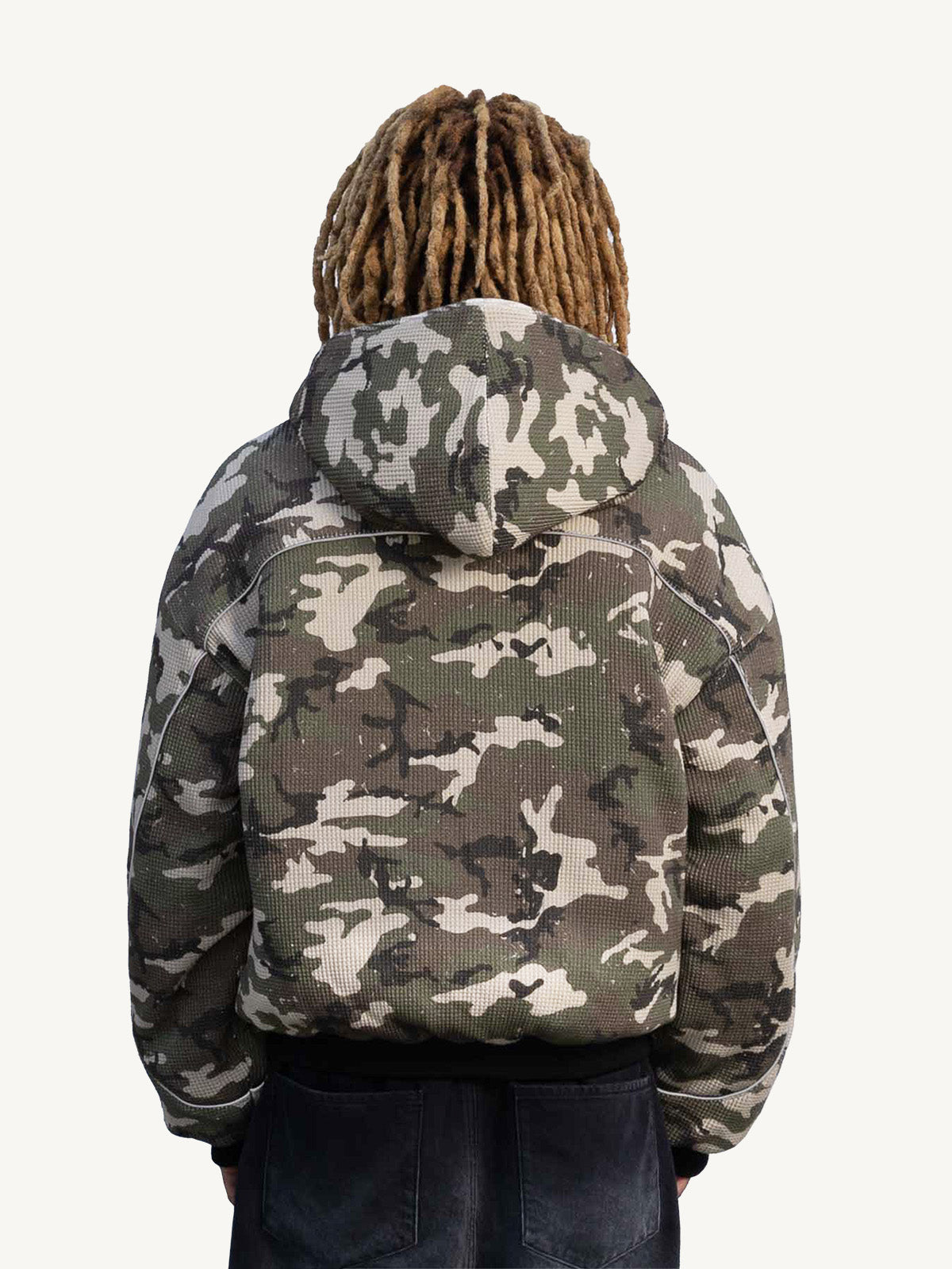 REVERSIBLE BOMBER JACKET - CAMO