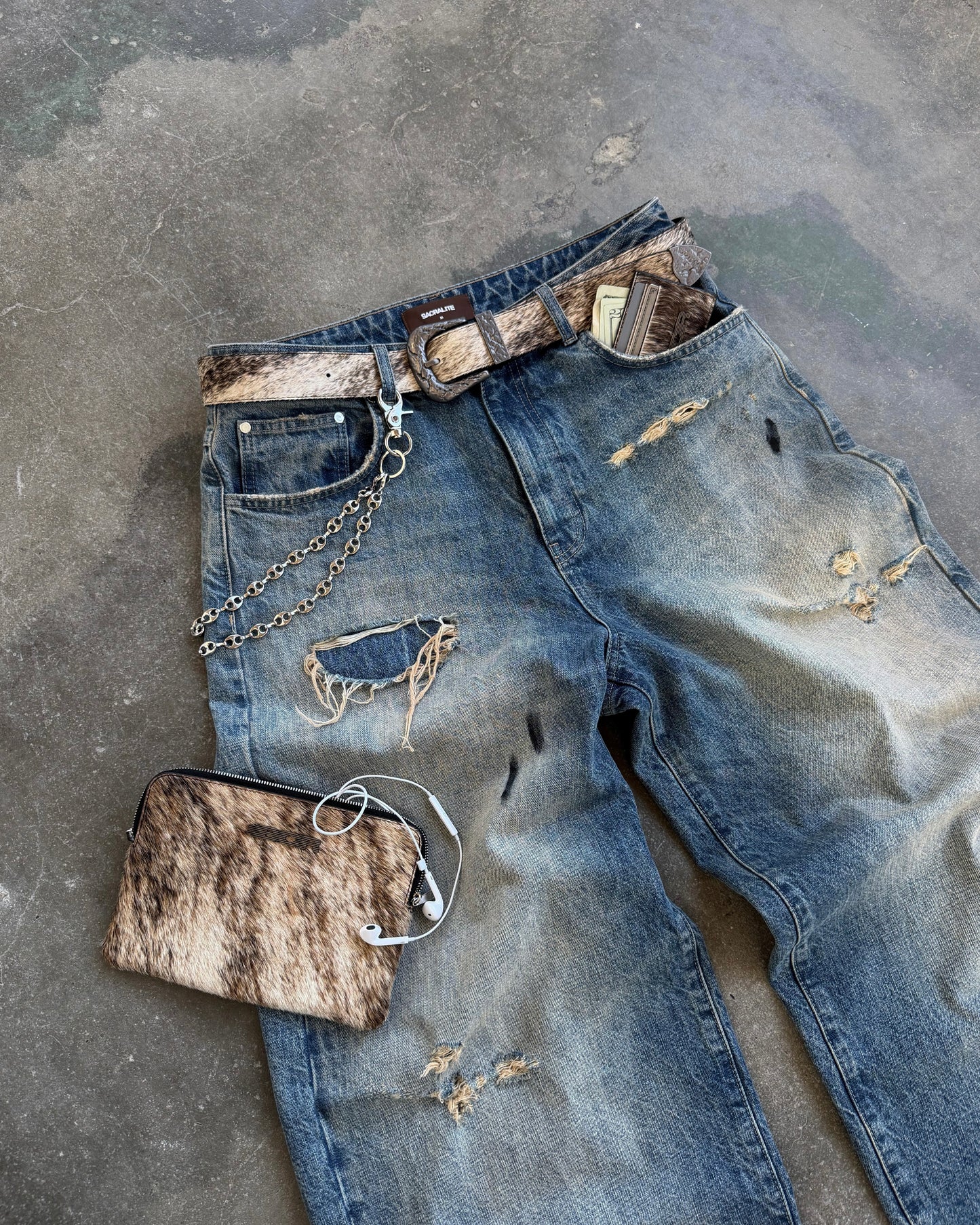 FRACTURE BELT - GENUINE LEATHER
