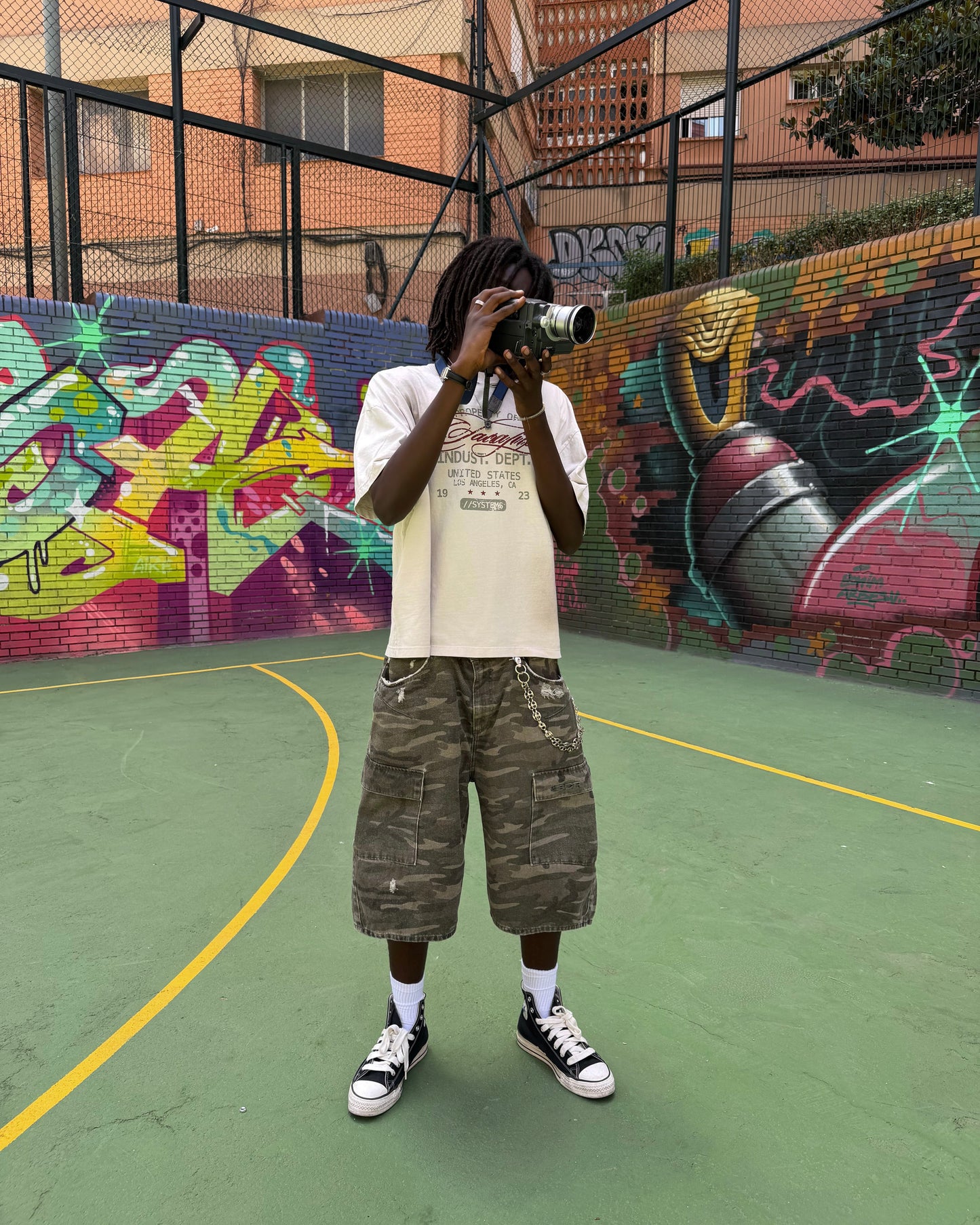 CAMO CARGO SHORTS
