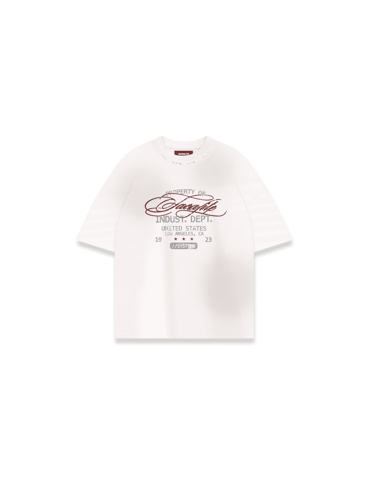 PROPERTY TSHIRT - WASHED GREY