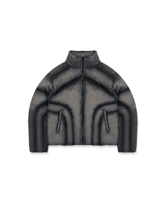 PUFFER JACKET HOODLESS - GREEN