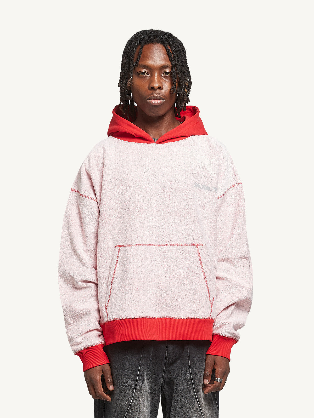 INSIDE OUT HOODIE - RED