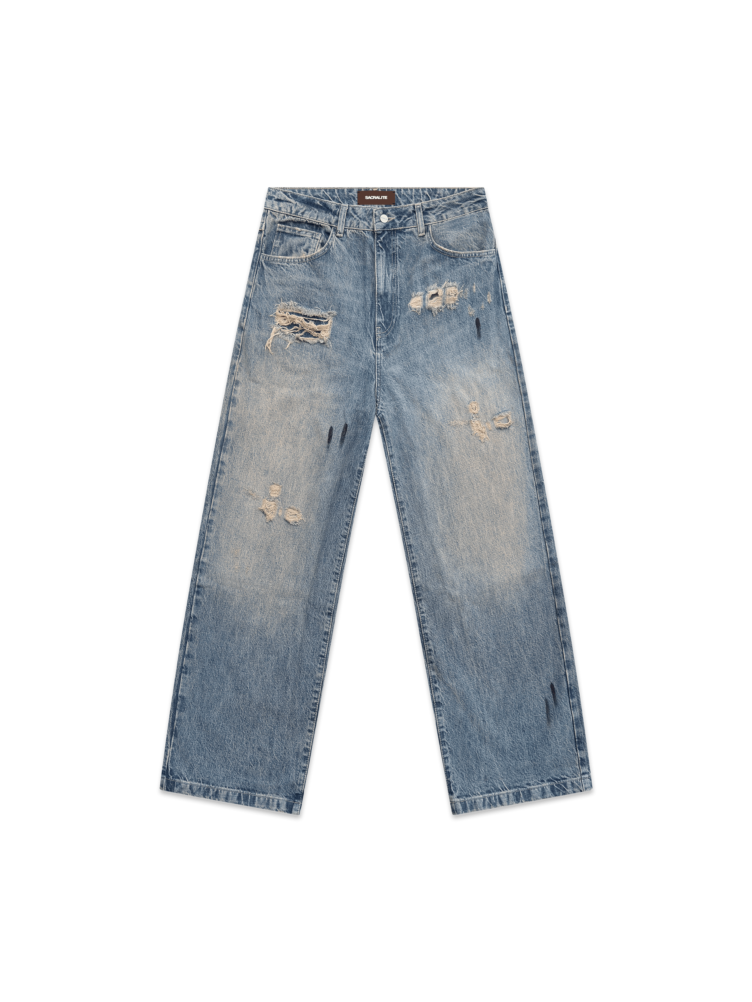 WORN OUT DENIM - WASHED BLUE