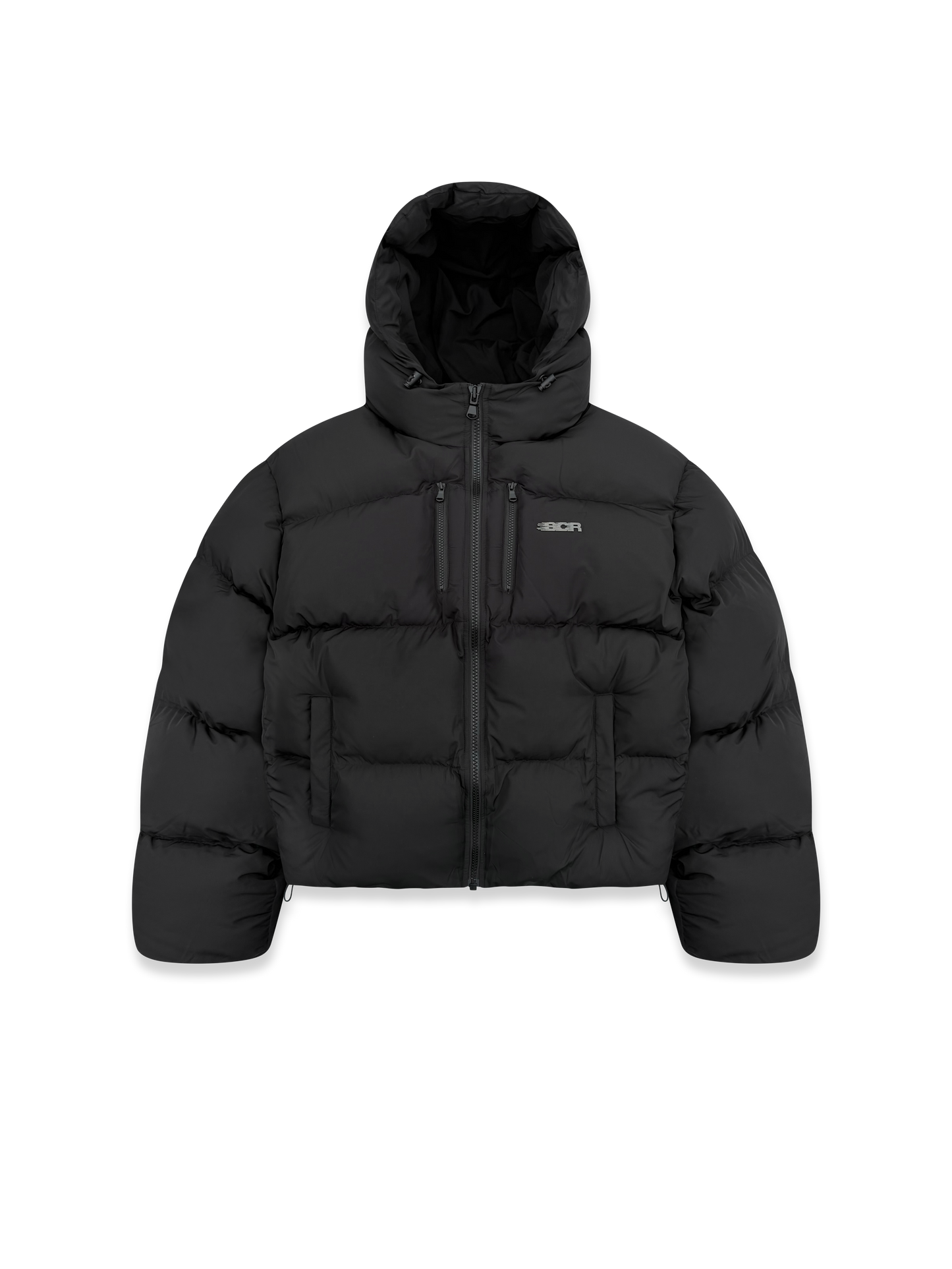 SCR PUFFER JACKET - BLACK